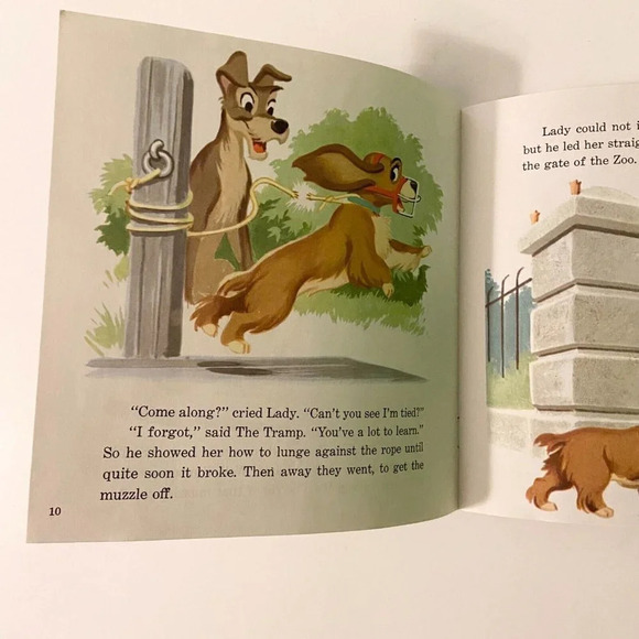 Vintage 1965 Disney Lady  and the Tramp 7 Inch Record and Book - Picture 10 of 15